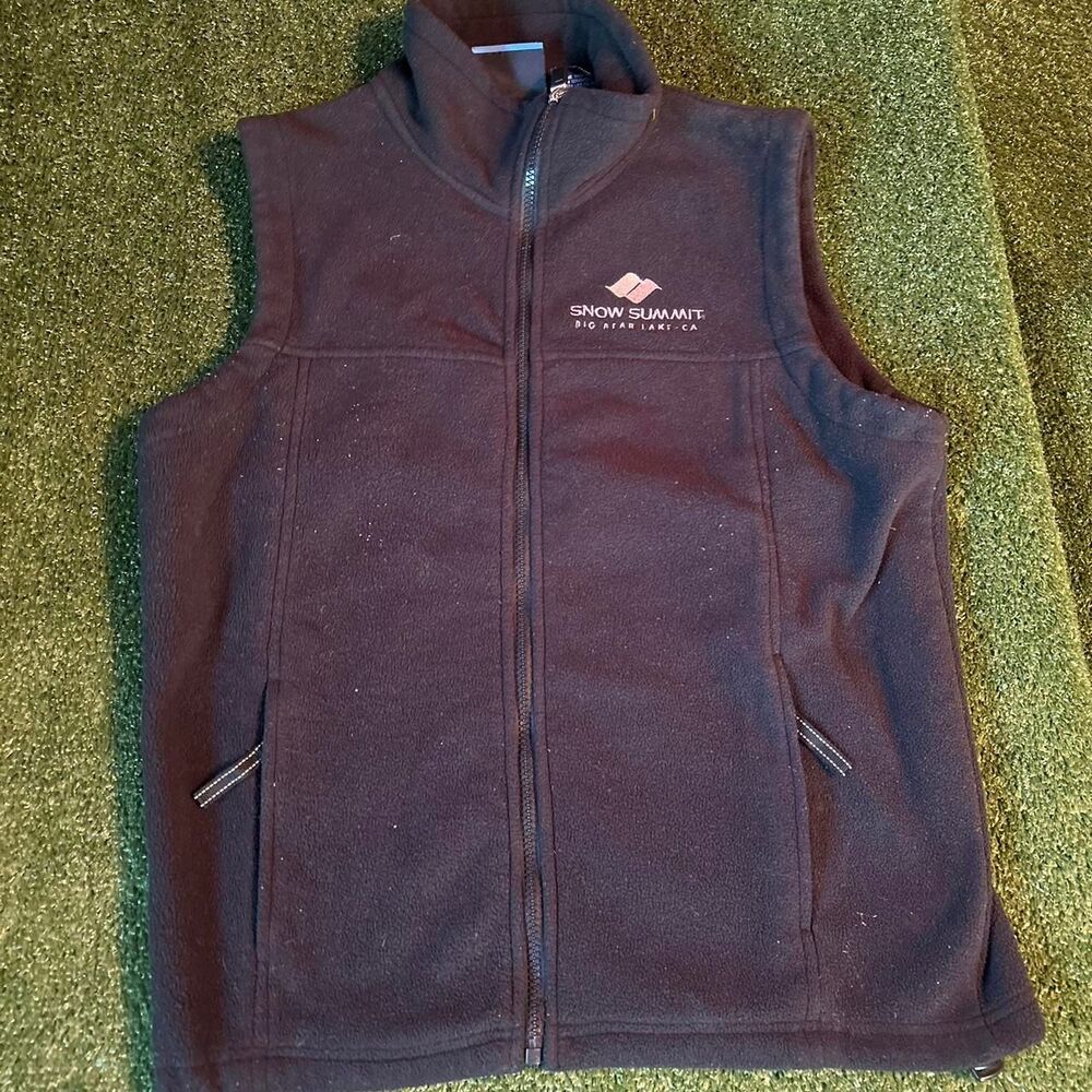 Unbranded Men's Black and Navy Gilet